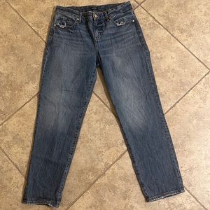 Low Rise Medium Wash Boyfriend Jeans- 6R